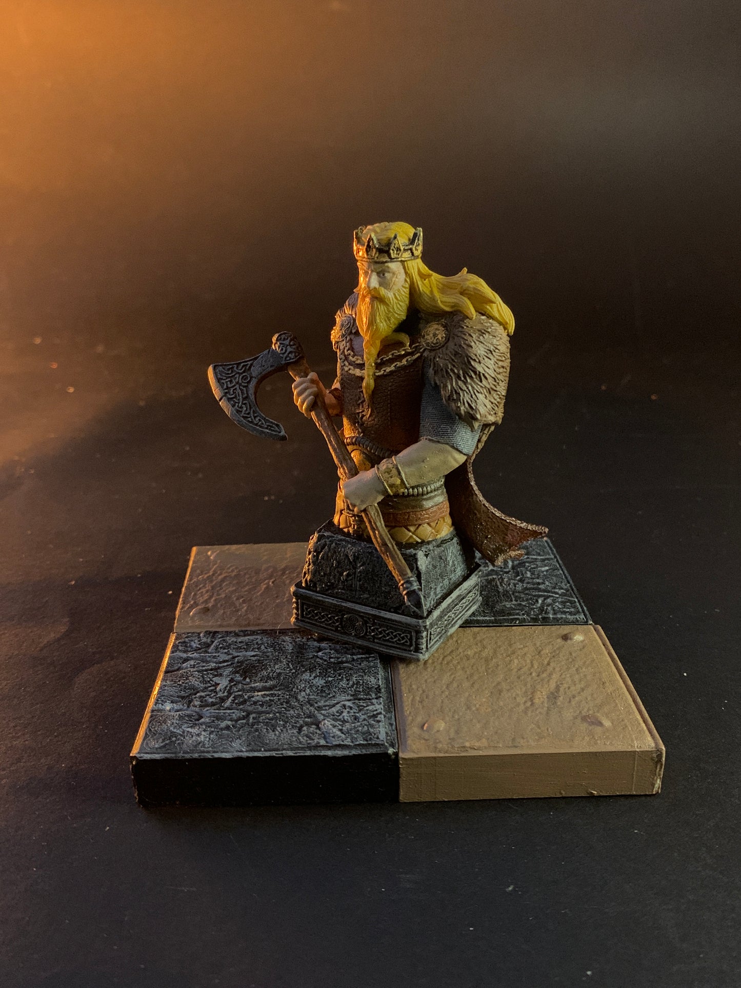 Viking Chess Set - Gray