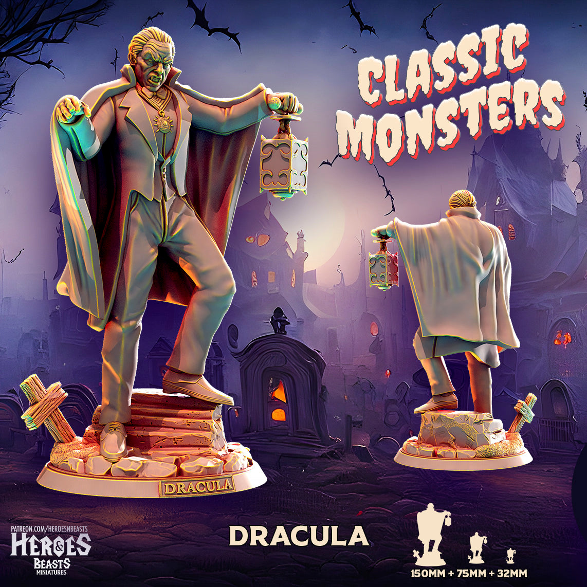 Dracula - Dracula Statue (Gray)