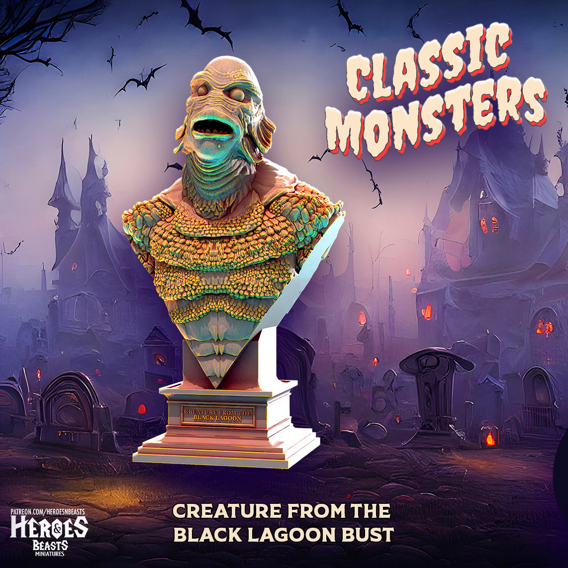 Creature from the Black Lagoon - Bust (Gray)
