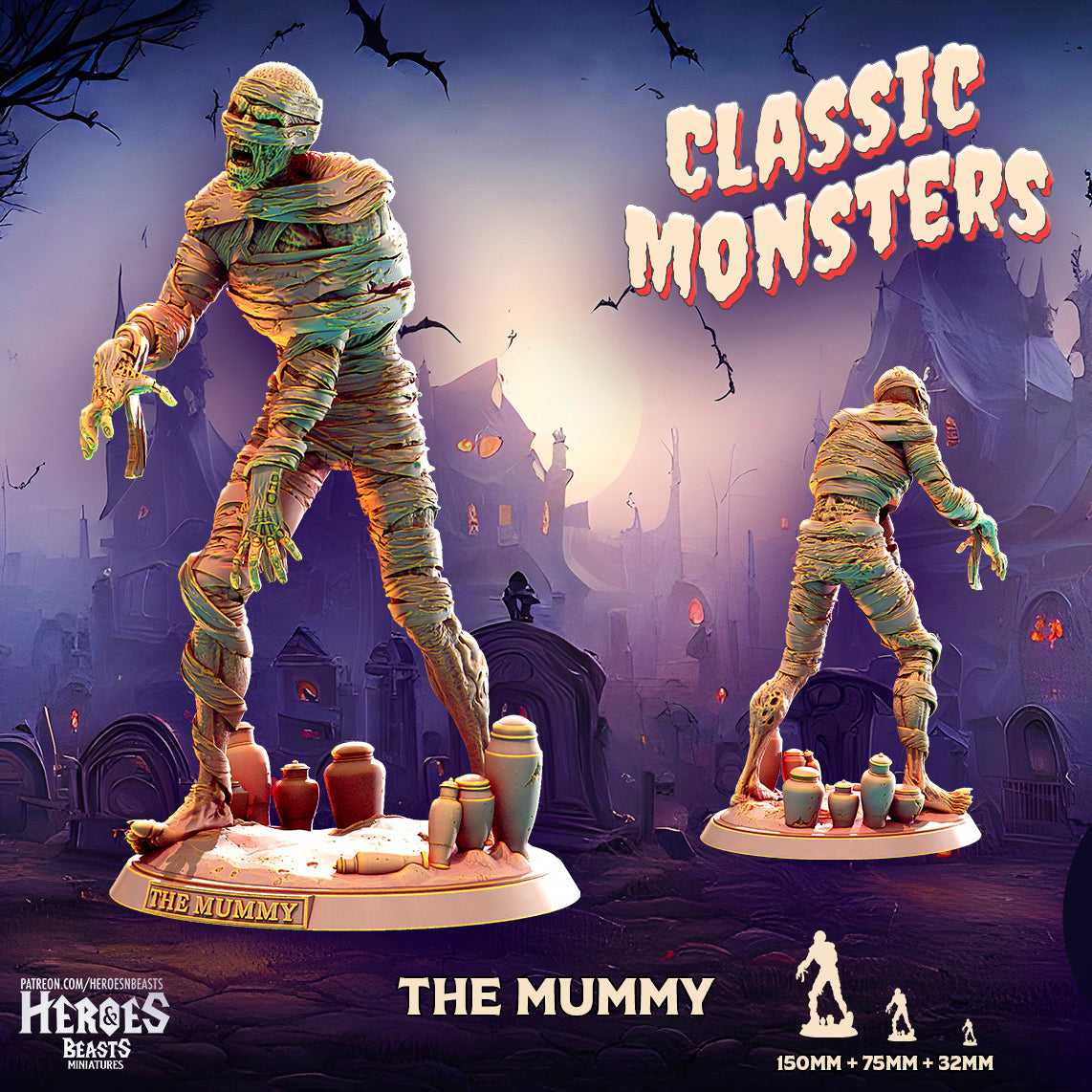 The Mummy - Statue (Gray)