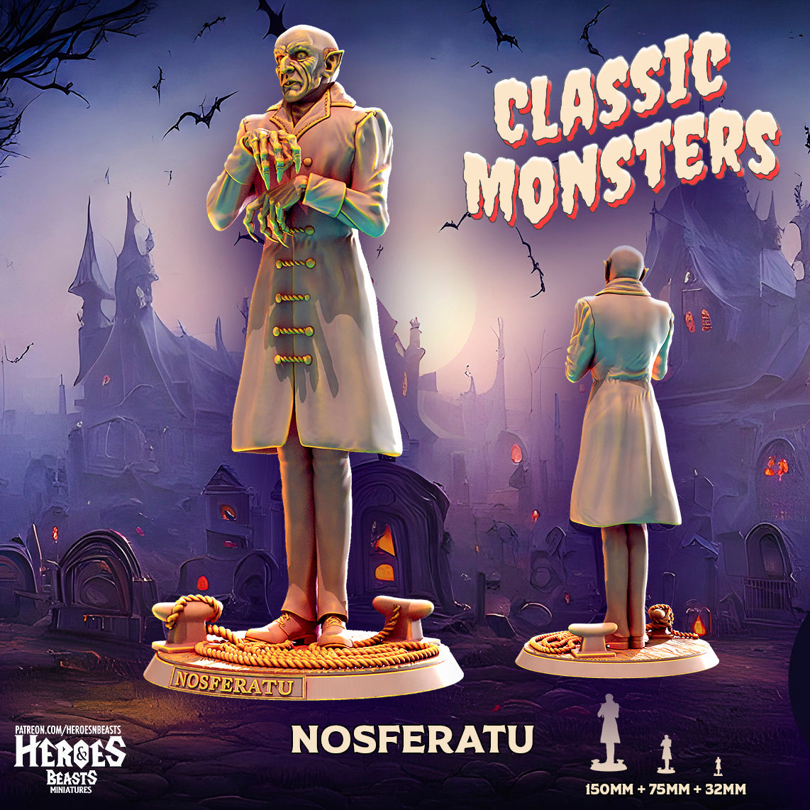 Nosferatu - Statue (Gray)